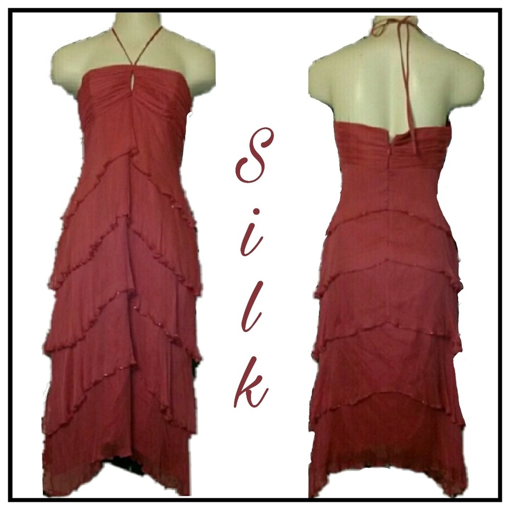 Gorgeous Pink Silk Dress HP